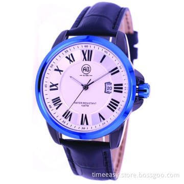 2014 New Arrival 3D Dial Stainless Steel Wrist Watch (TE2365)
